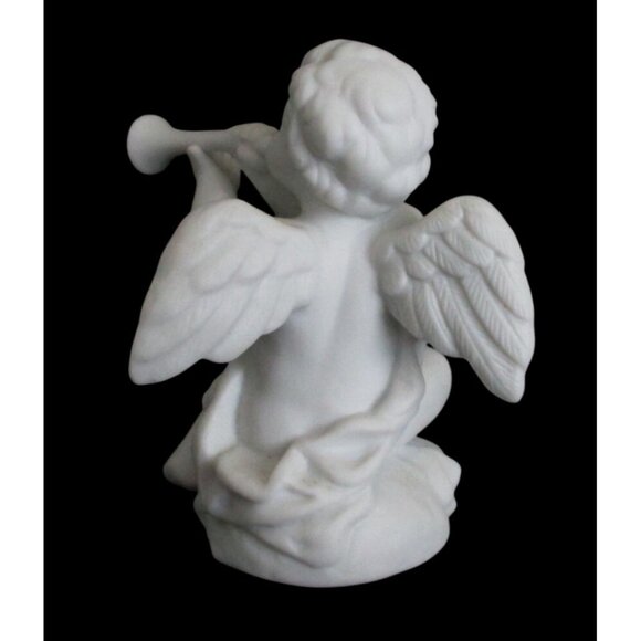 Avon Nativity Collectibles The Cherub Figurine - Vintage 1989 White Porcelain B - Picture 5 of 8